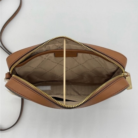 Michael Kors Large EW Crossbody Bag Brown - Picture 6 of 11